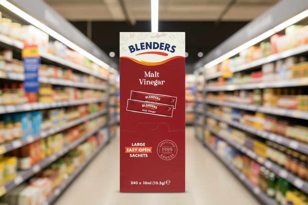 240 x Blenders Malt Vinegar 240 X 10Ml (10.5G)