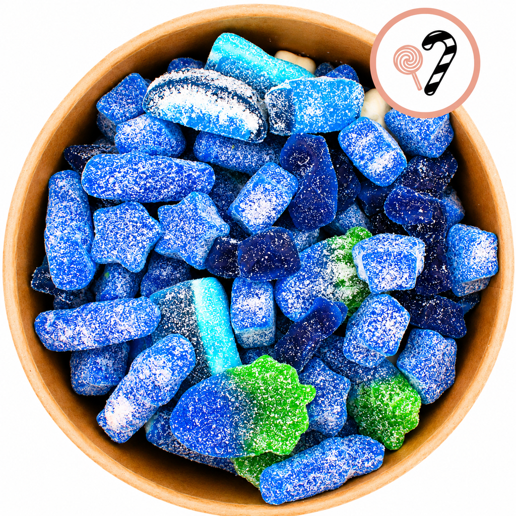 Blue Raspberry Candy Salad Bowl 700g