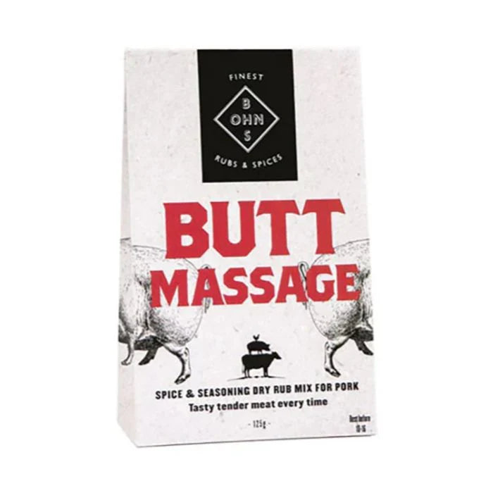 6 x Bohns Butt Massage Dry Spice Rub - 60g