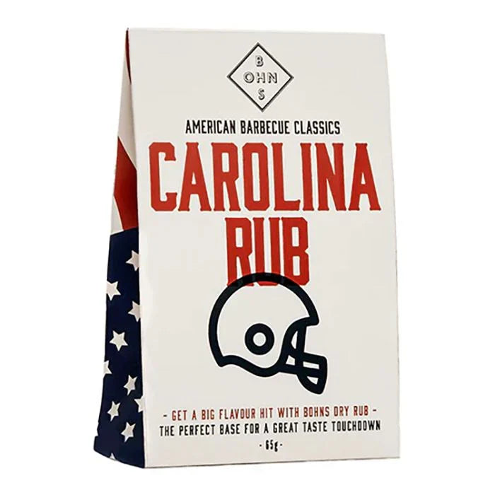 6 x Bohns Carolinas Rub American Classic Rub - 60g