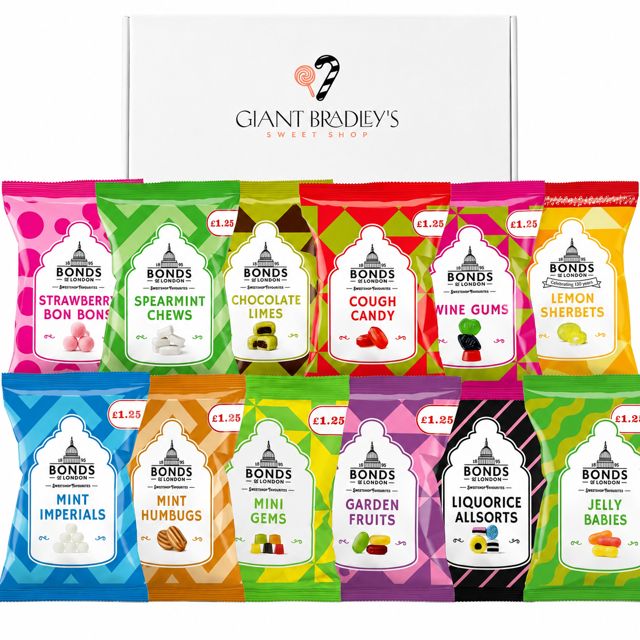 Bonds of London Sweet Shop Box (15 Bags)