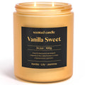 CHILLFLAME Vanilla Candle 14.1 oz - 2-Wick Scented (Vanilla, Lily, Jasmine)