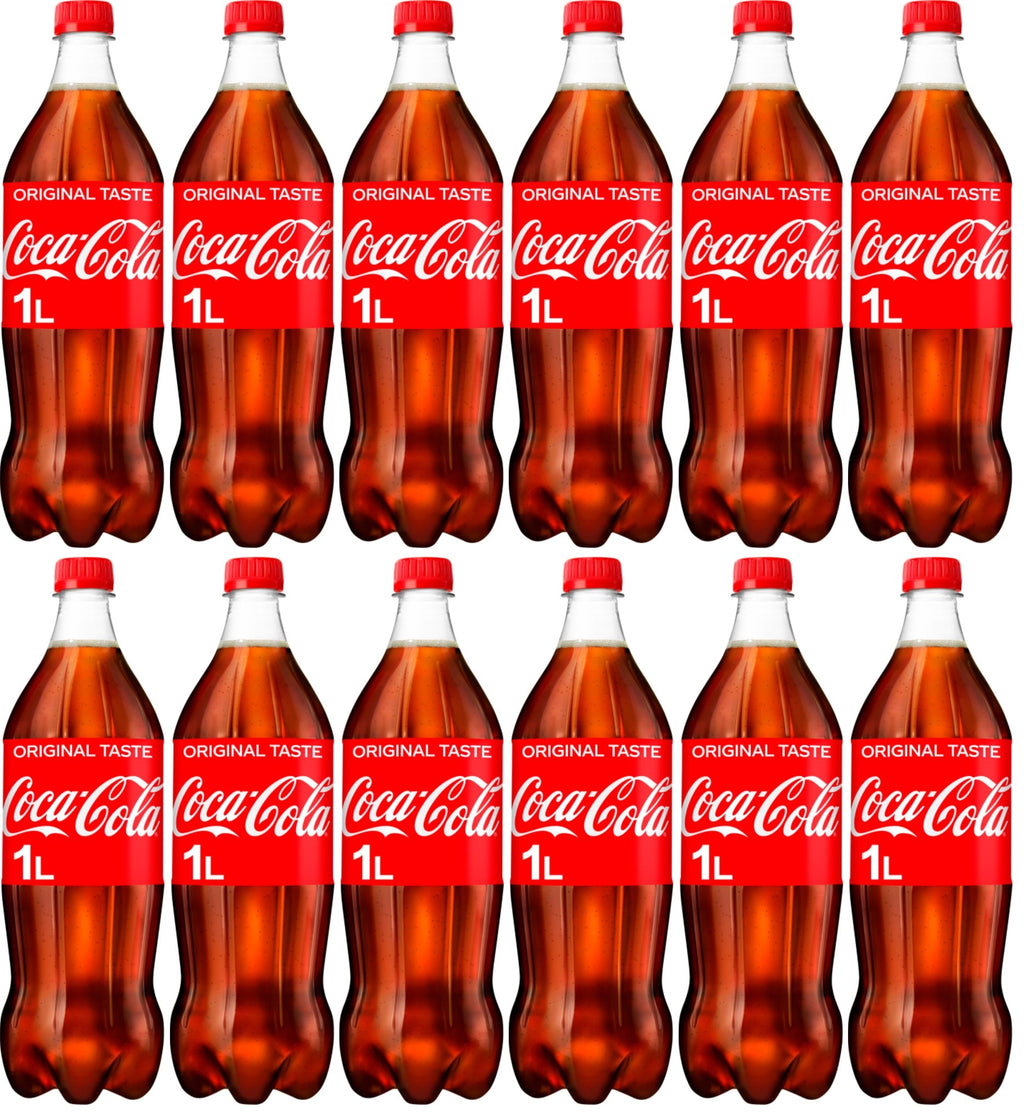 12 x Coca-Cola Original Taste 1L