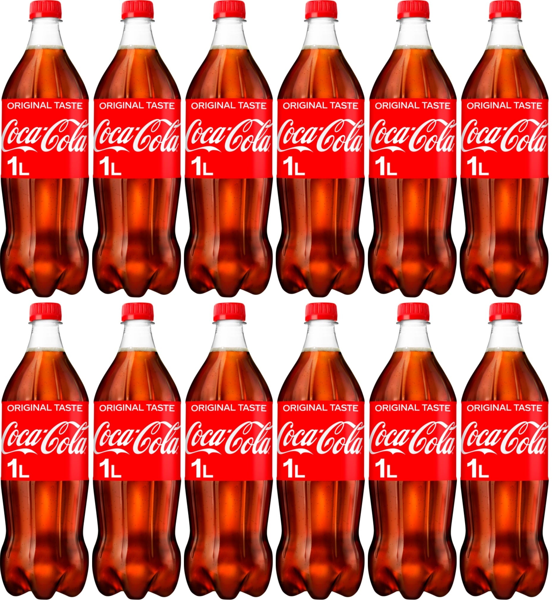 12 x Coca-Cola Original Taste 1L