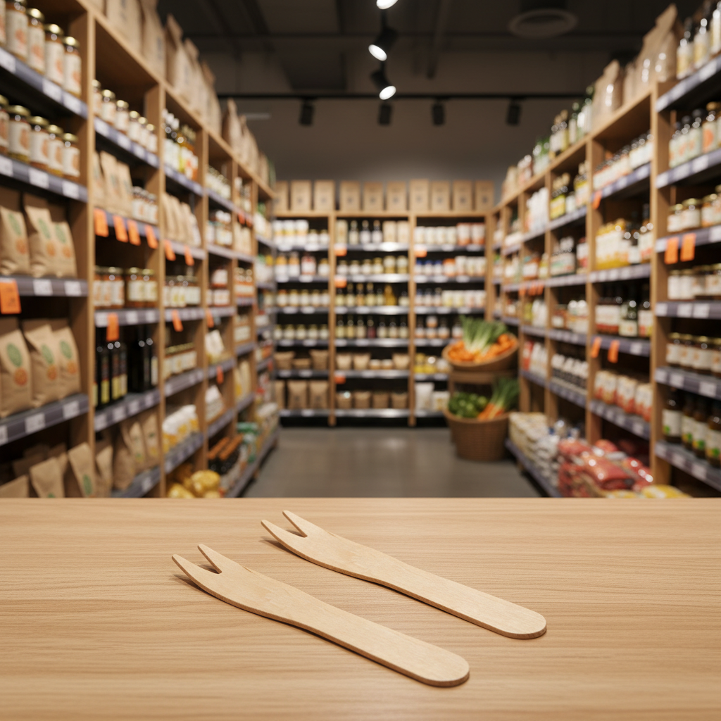 Cutlery Wooden Chipfork 1000PK