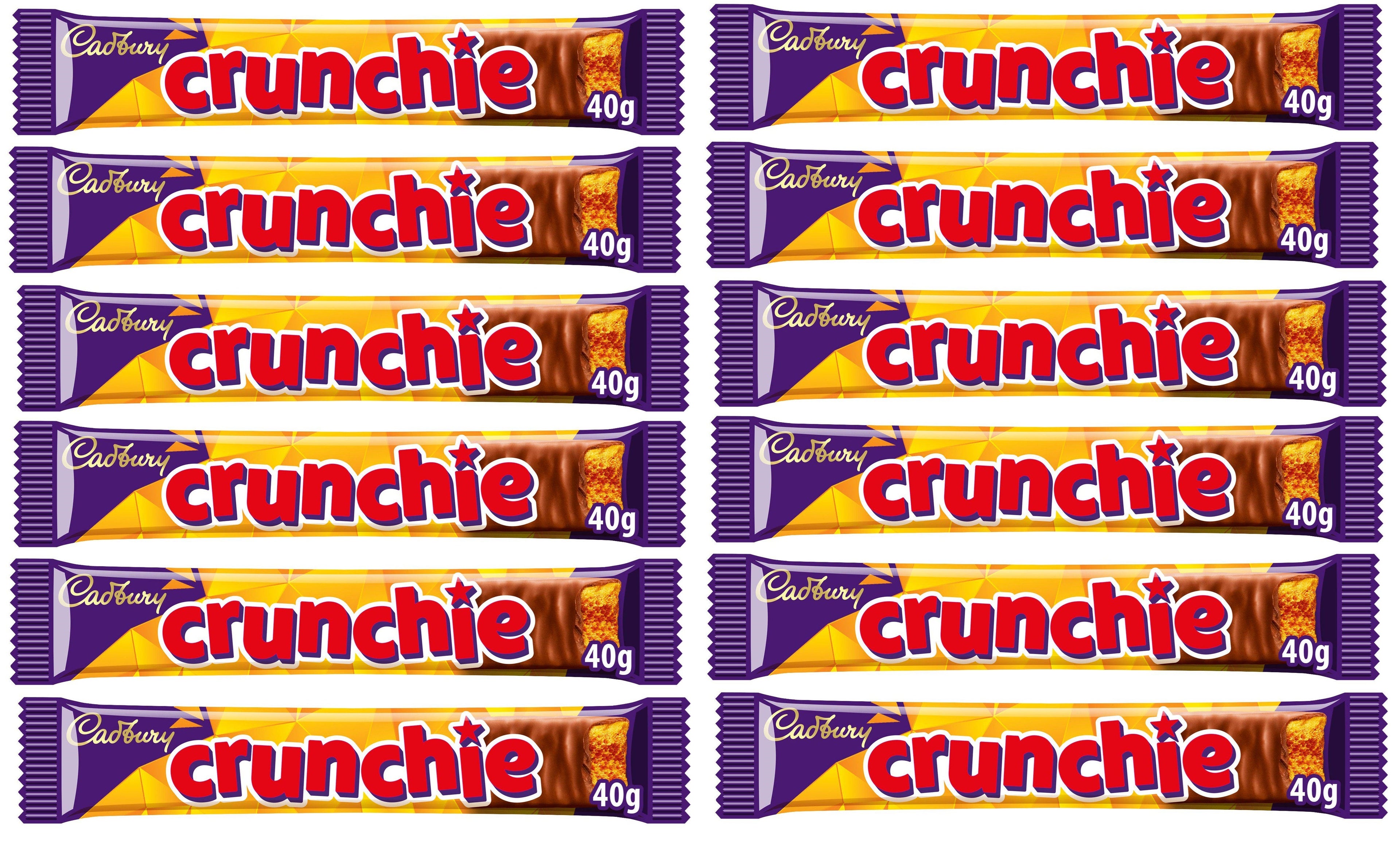 12 x Cadbury Crunchie - 40Gm