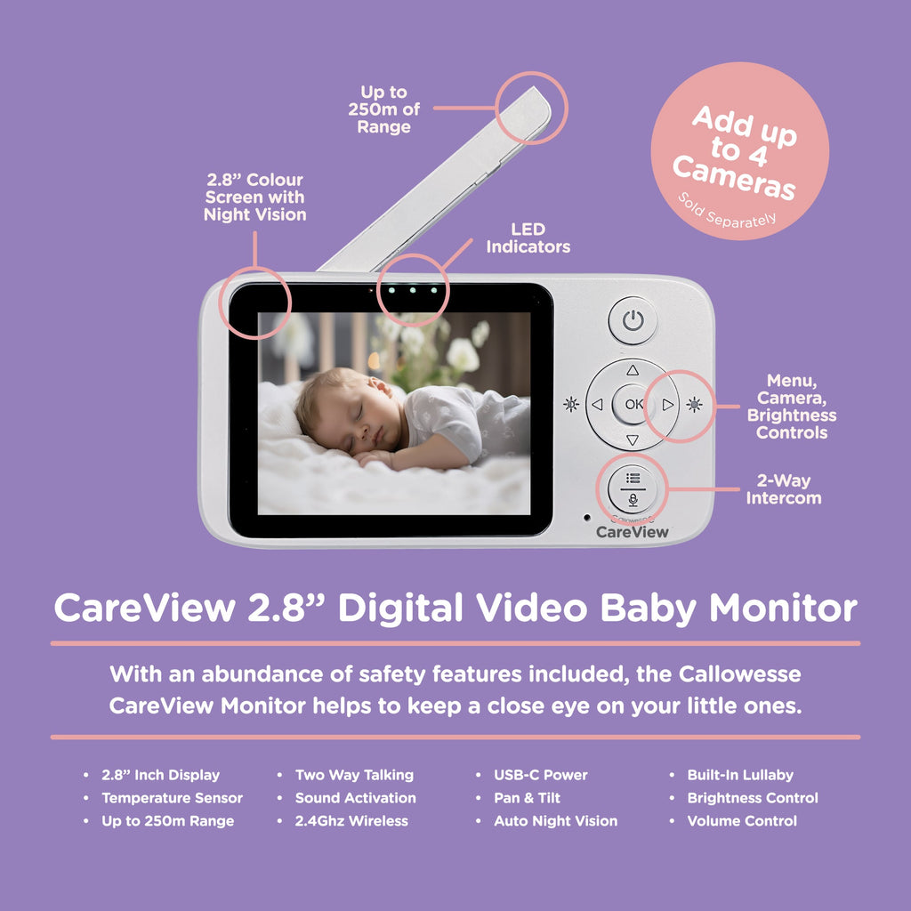 Callowesse CareView Digital Video Baby Monitor Additional Camera