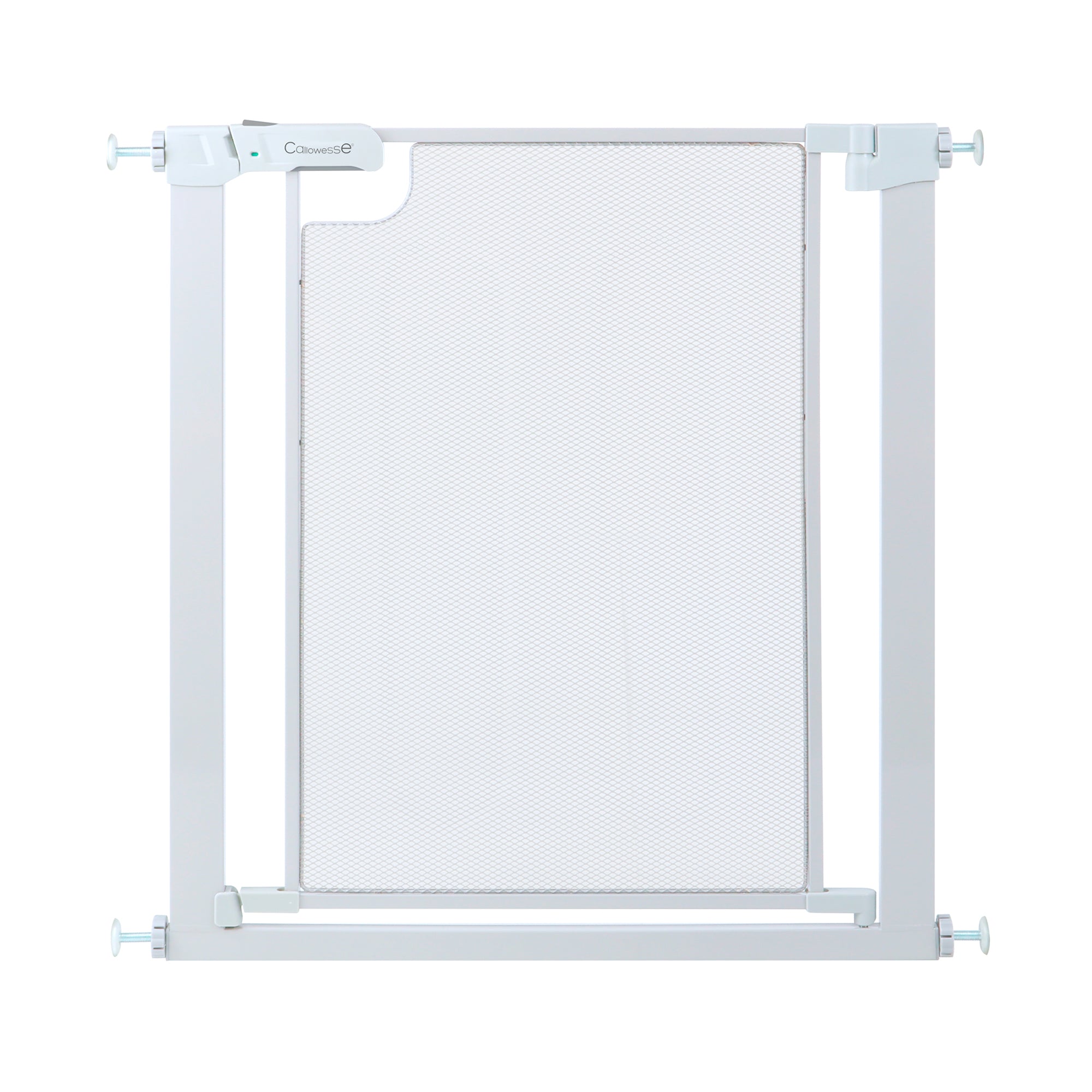 Callowesse Metal Mesh Baby Stair Gate - Glacial White