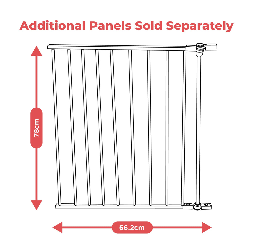 Callowesse XL Extendable Hexagonal Playpen, Fireguard and Room Divider - White