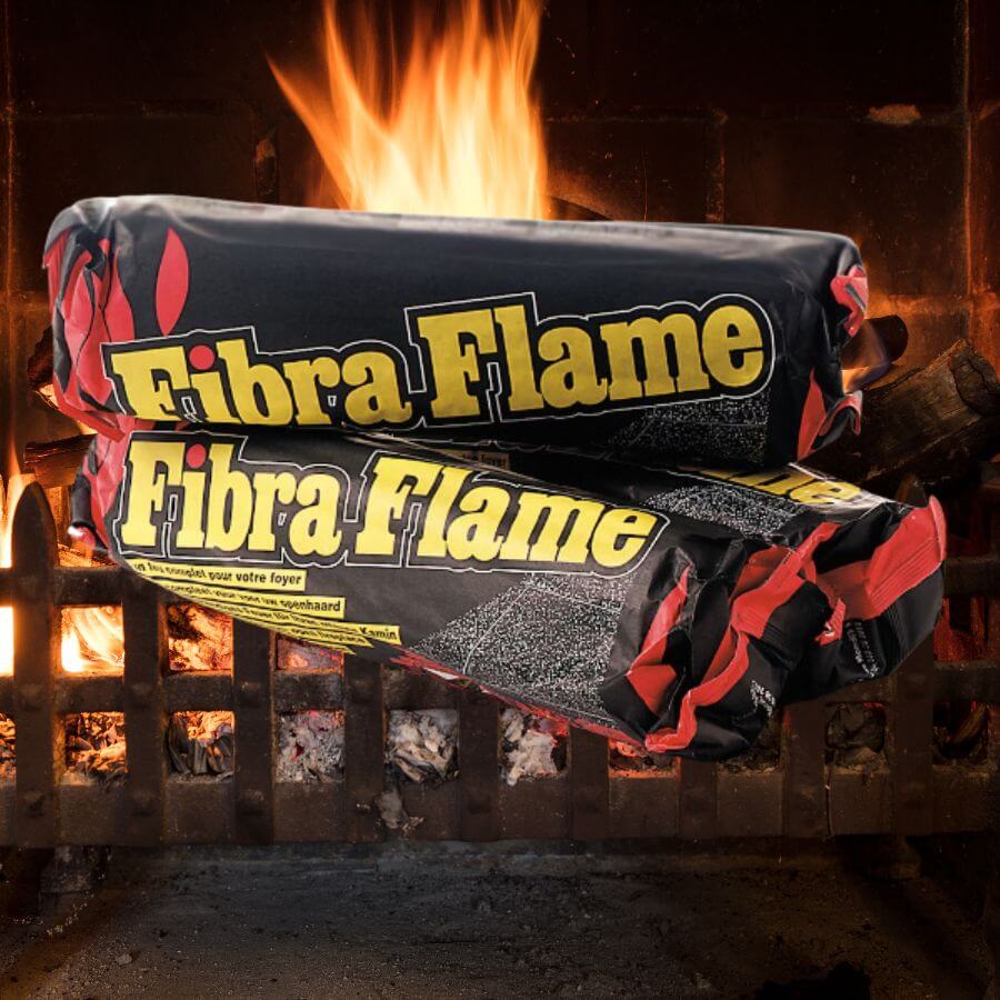 15 x Fibra Flame Premium Fire log