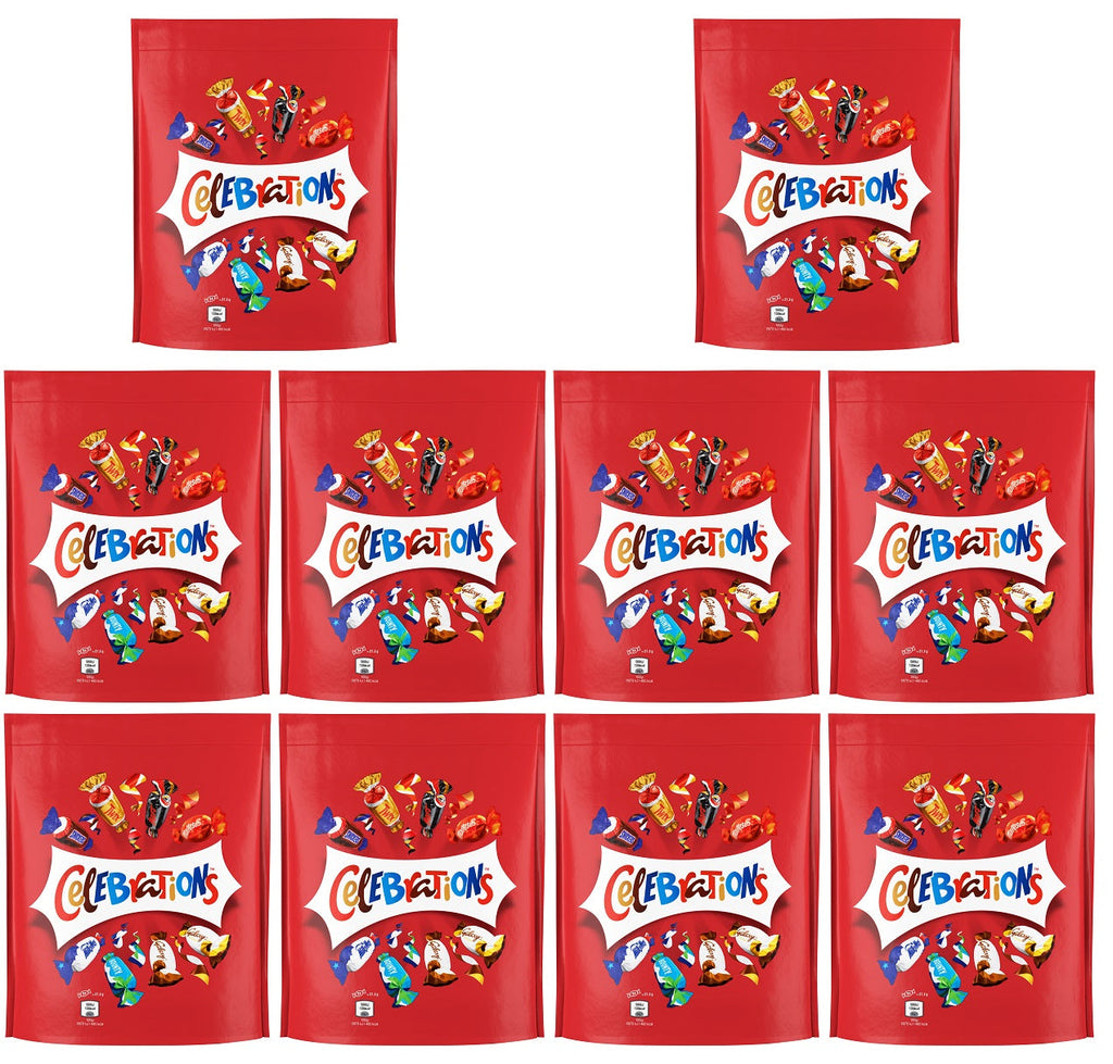 10 x Celebrations Pouch - 325GM