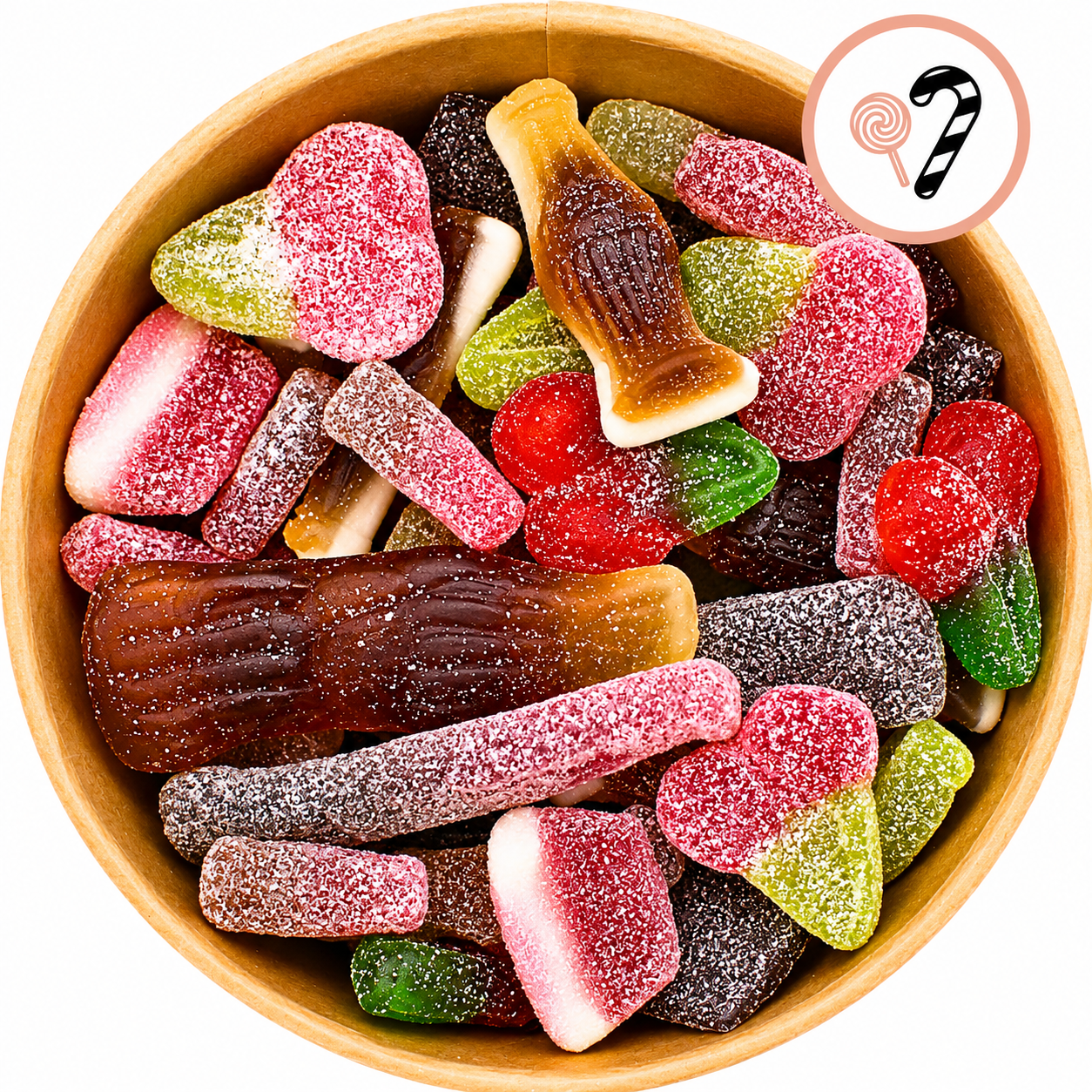 Cherry Cola Candy Salad Bowl 700g
