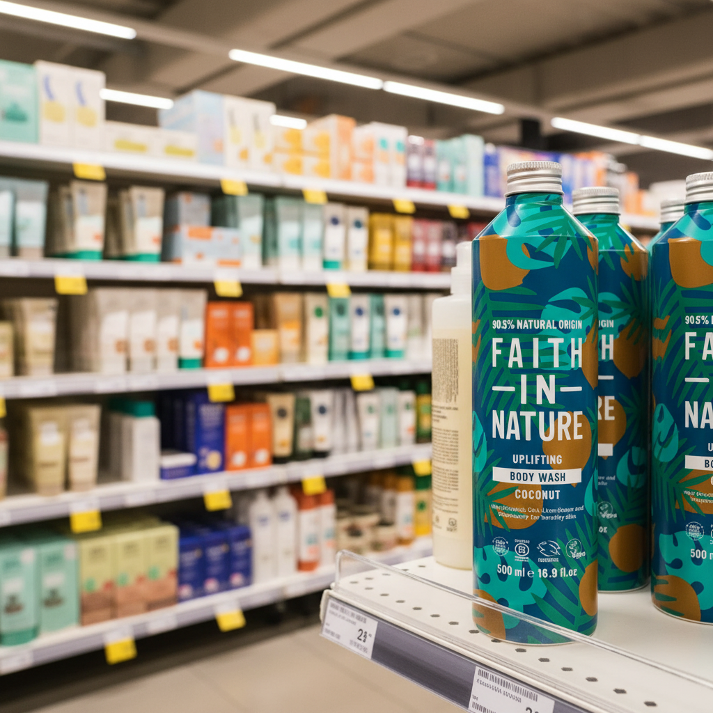 Faith In Nature Coconut Bodywash(Alumin Bot) - 500ml