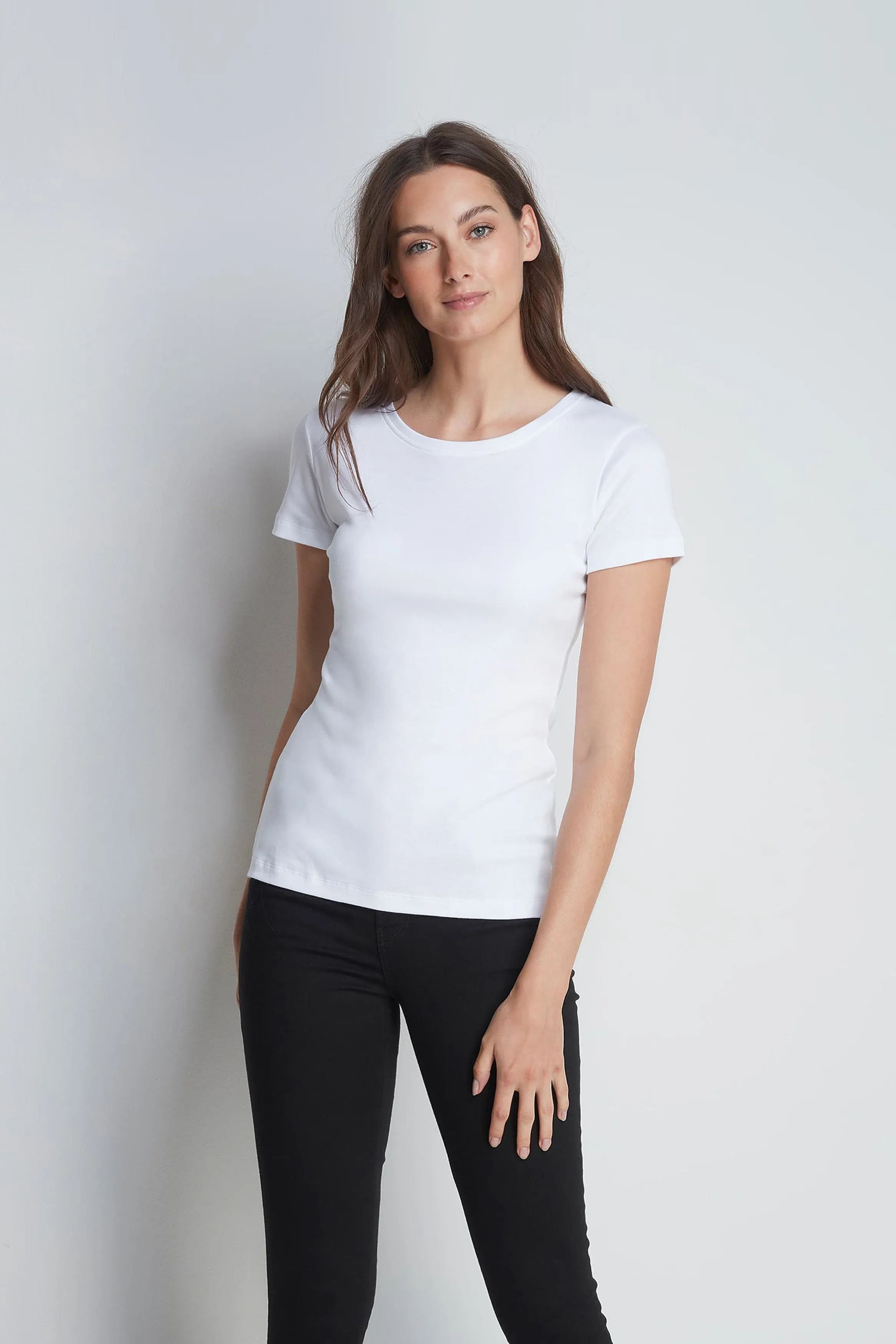 Crew Neck Cotton Modal T-shirt