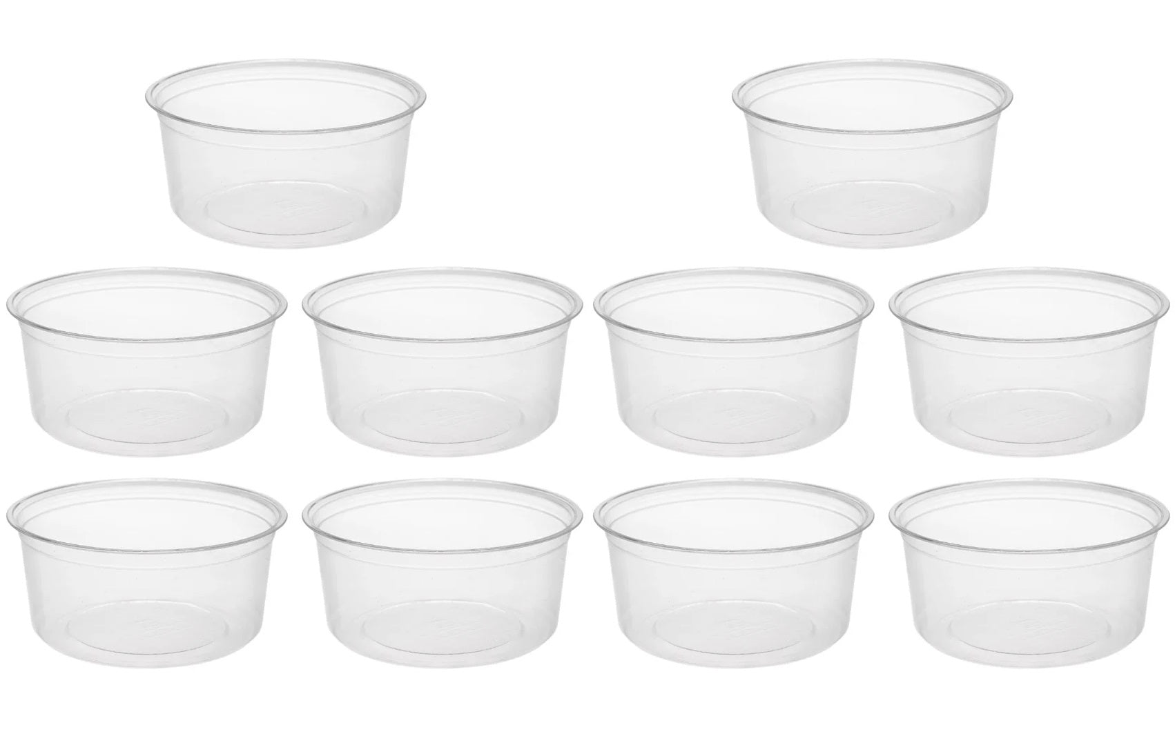 10 x D2E Container Round 12Oz 50PK