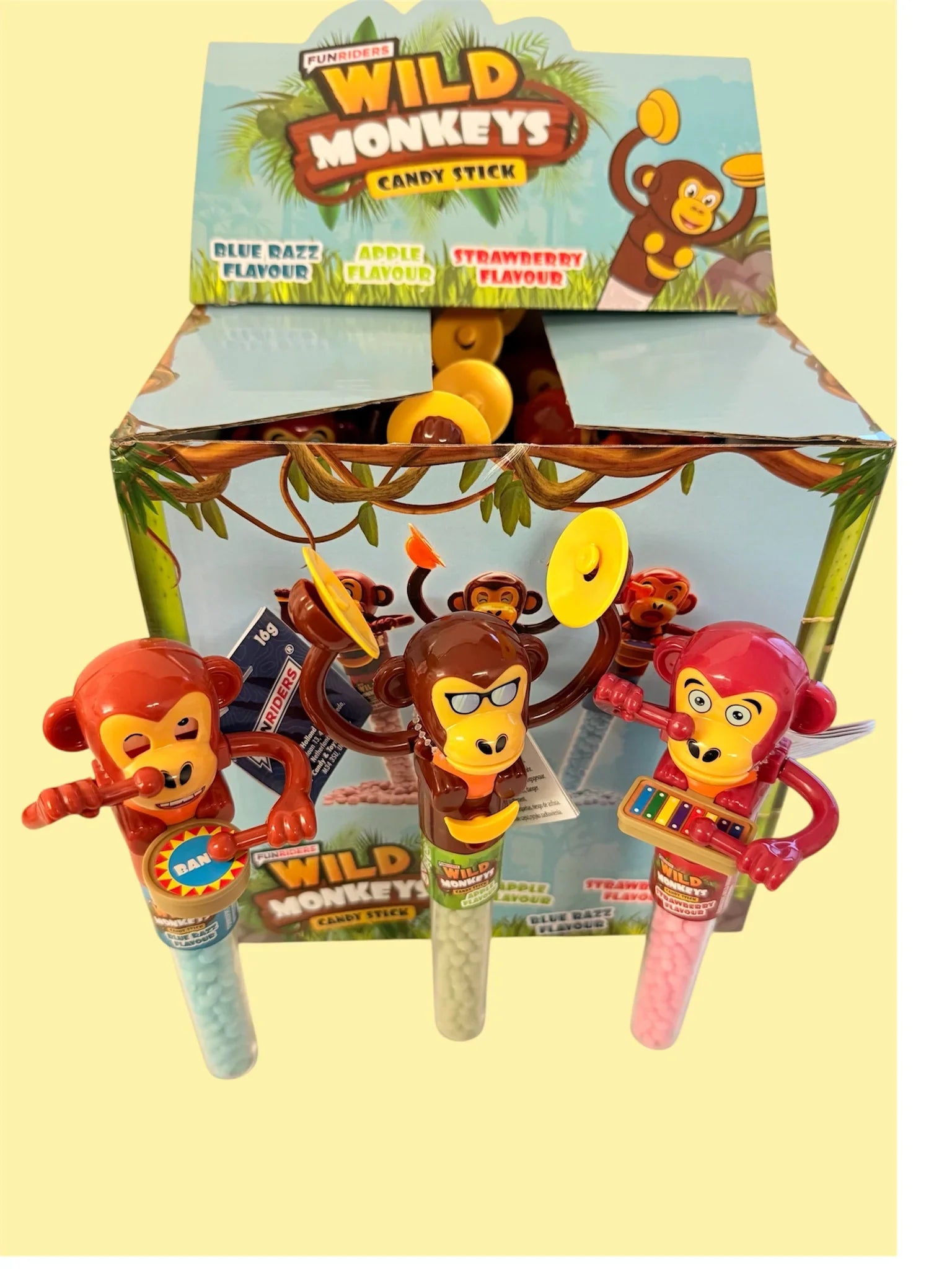 12 x Funriders Wild Monkey  - 16GM