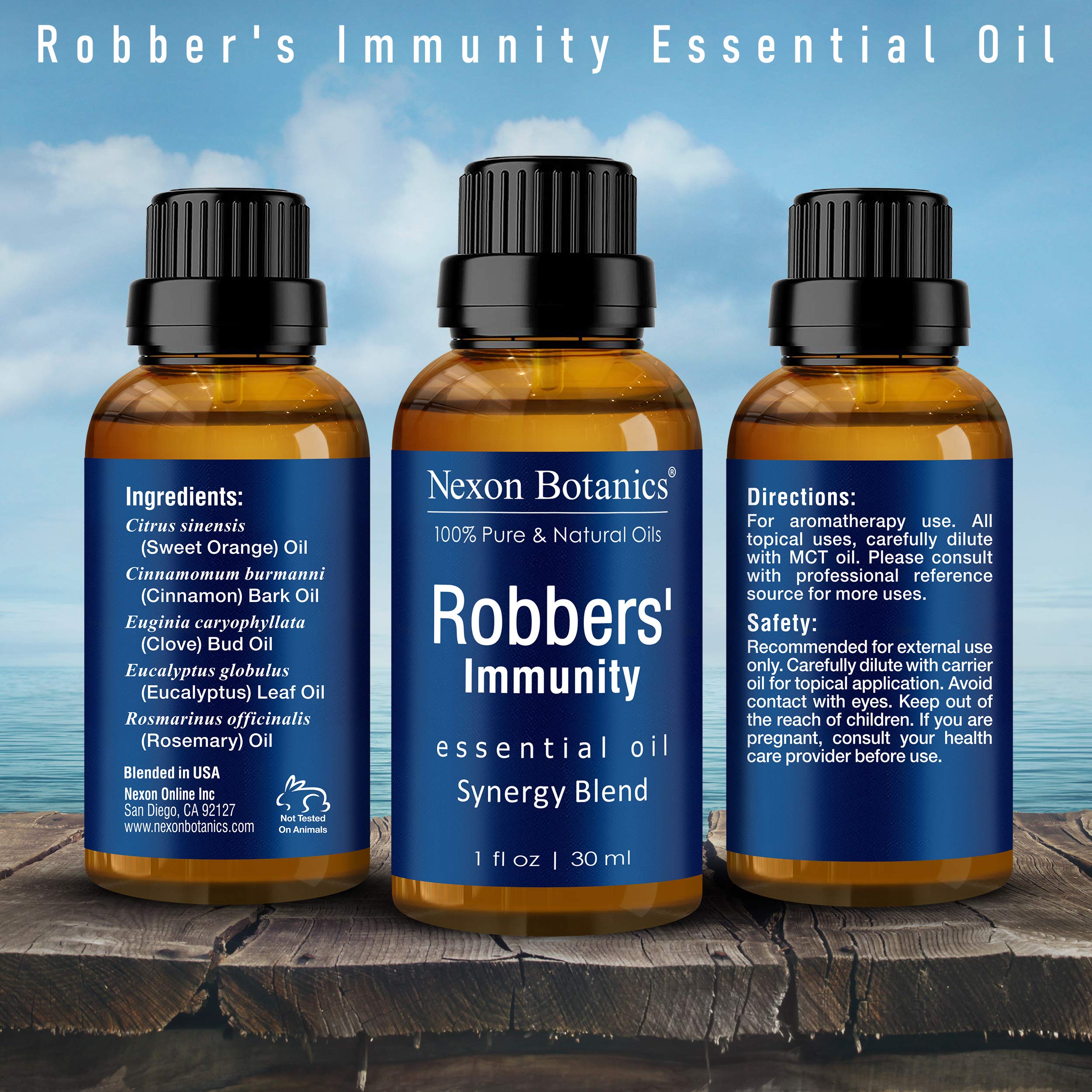 Robbers' Immunity Essential Oil Blend 30 ml | Nexon Botanics