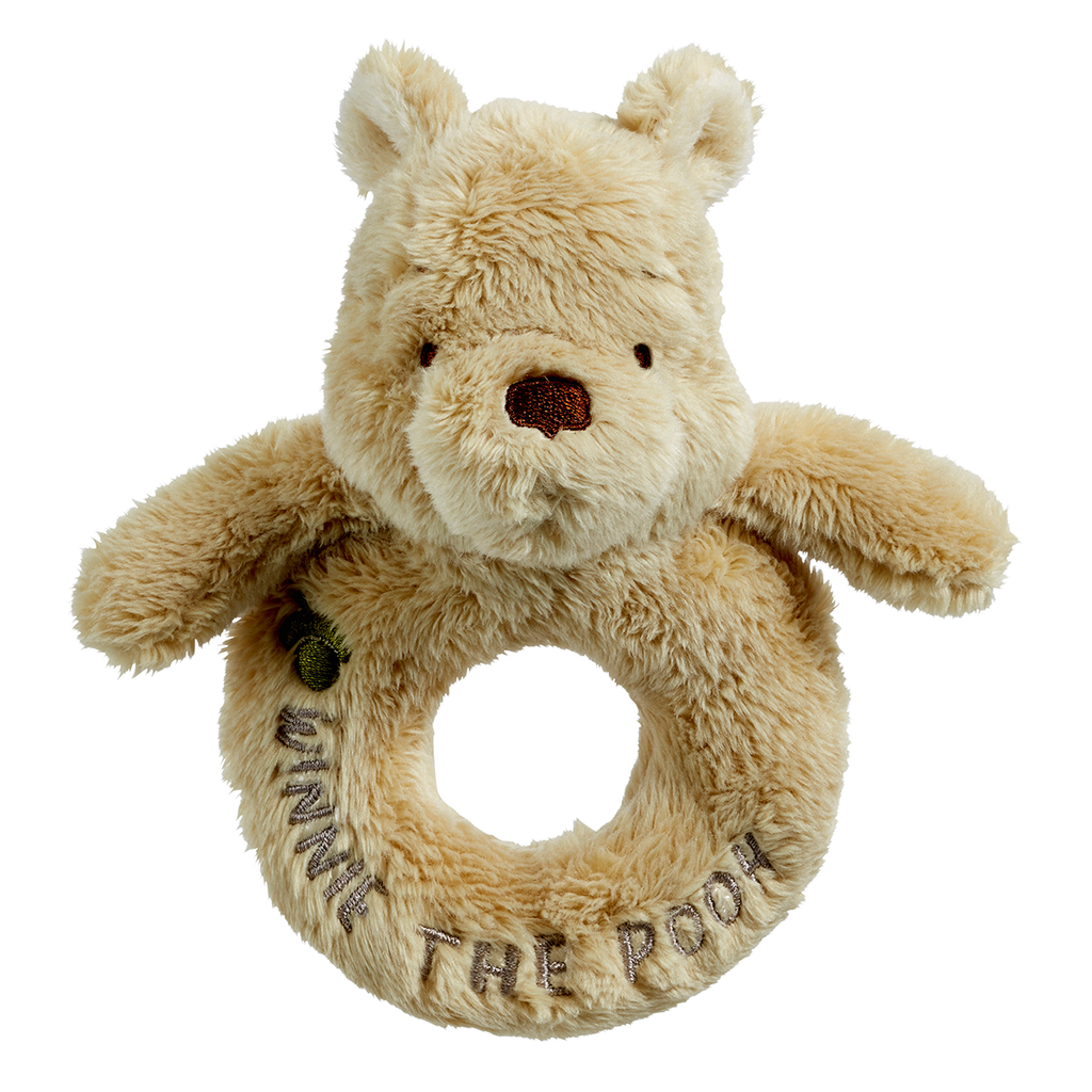 Rainbow Designs Hundred Acre Wood Winnie the Pooh Ring Rattle