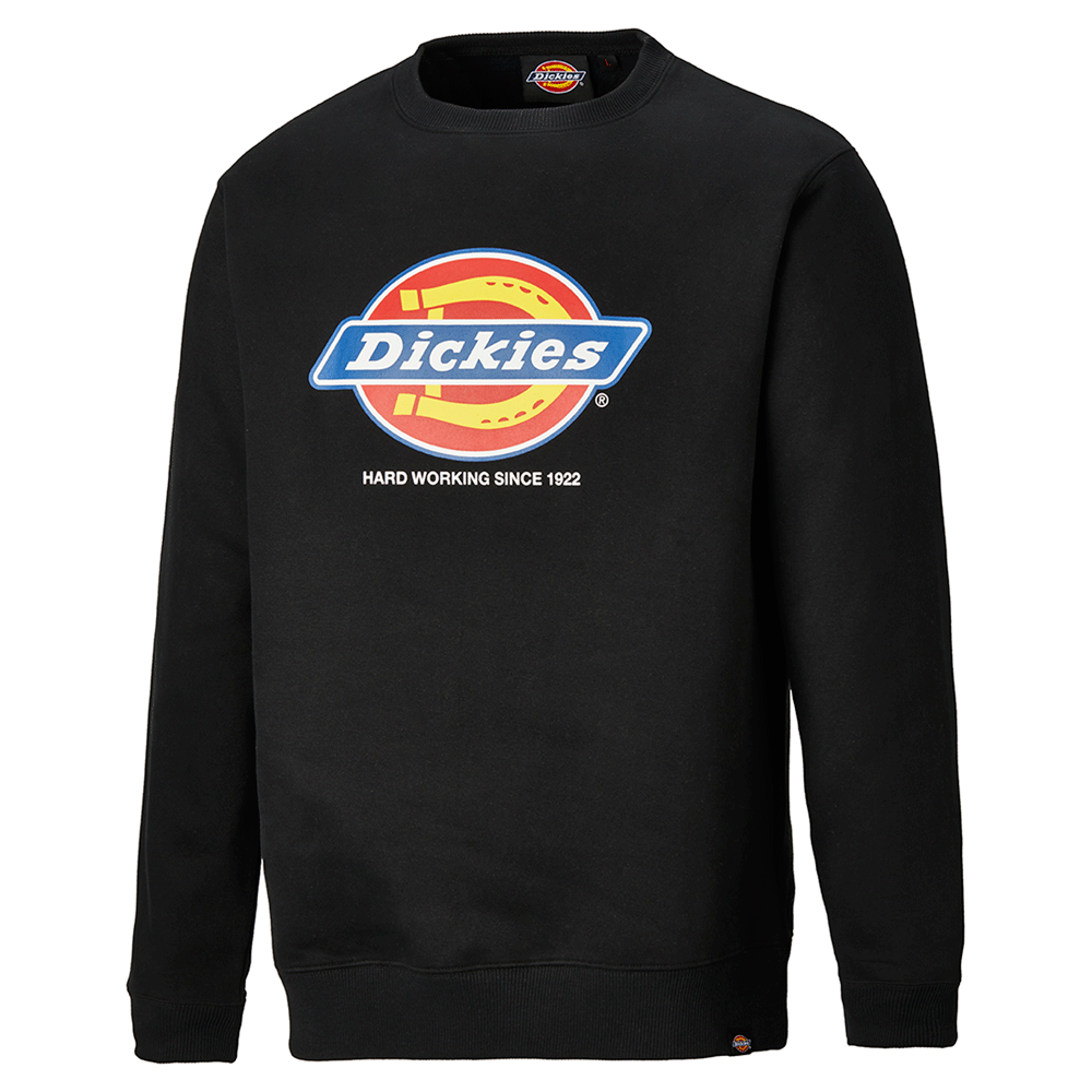 Dickies DT3010 22 Longton Graphic Logo Sweatshirt Black XL