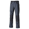 Dickies Industry 260 Elasticated Work Knee Pad Trouser Grey/Black, 36" Waist 32" Leg