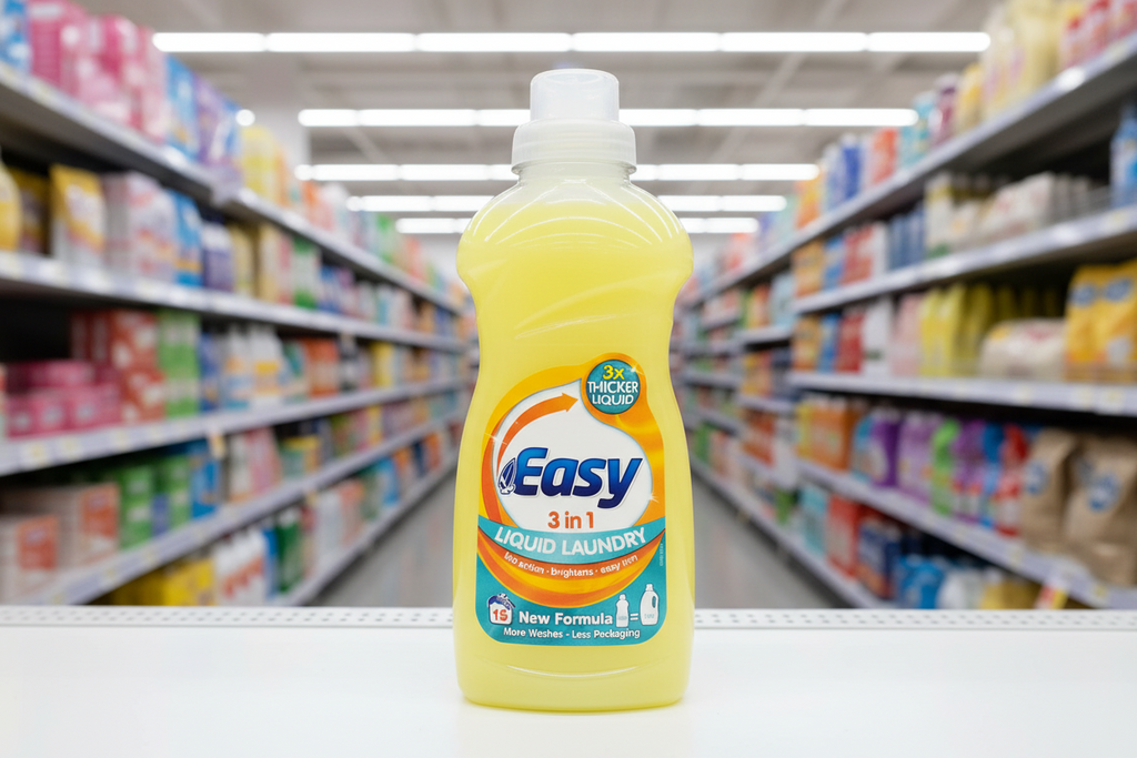 8 x Easy Liquid Laundry 3 In 1 - 750ML