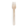D2E Cutlery Wooden Fork 6In 1000Pk X 1
