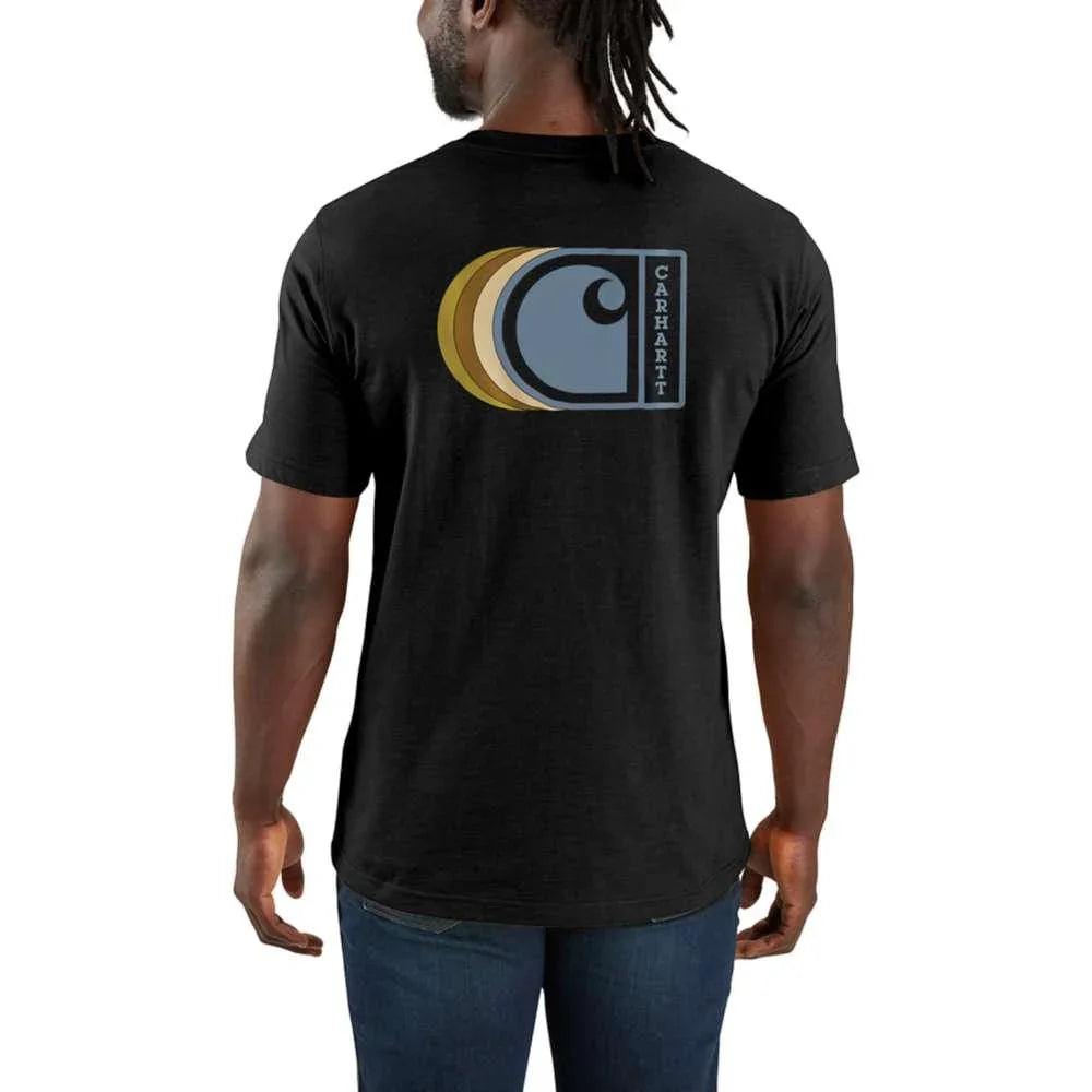 Carhartt 107048 Relaxed Fit Lightweight Short-Sleeve C Graphic T-Shirt