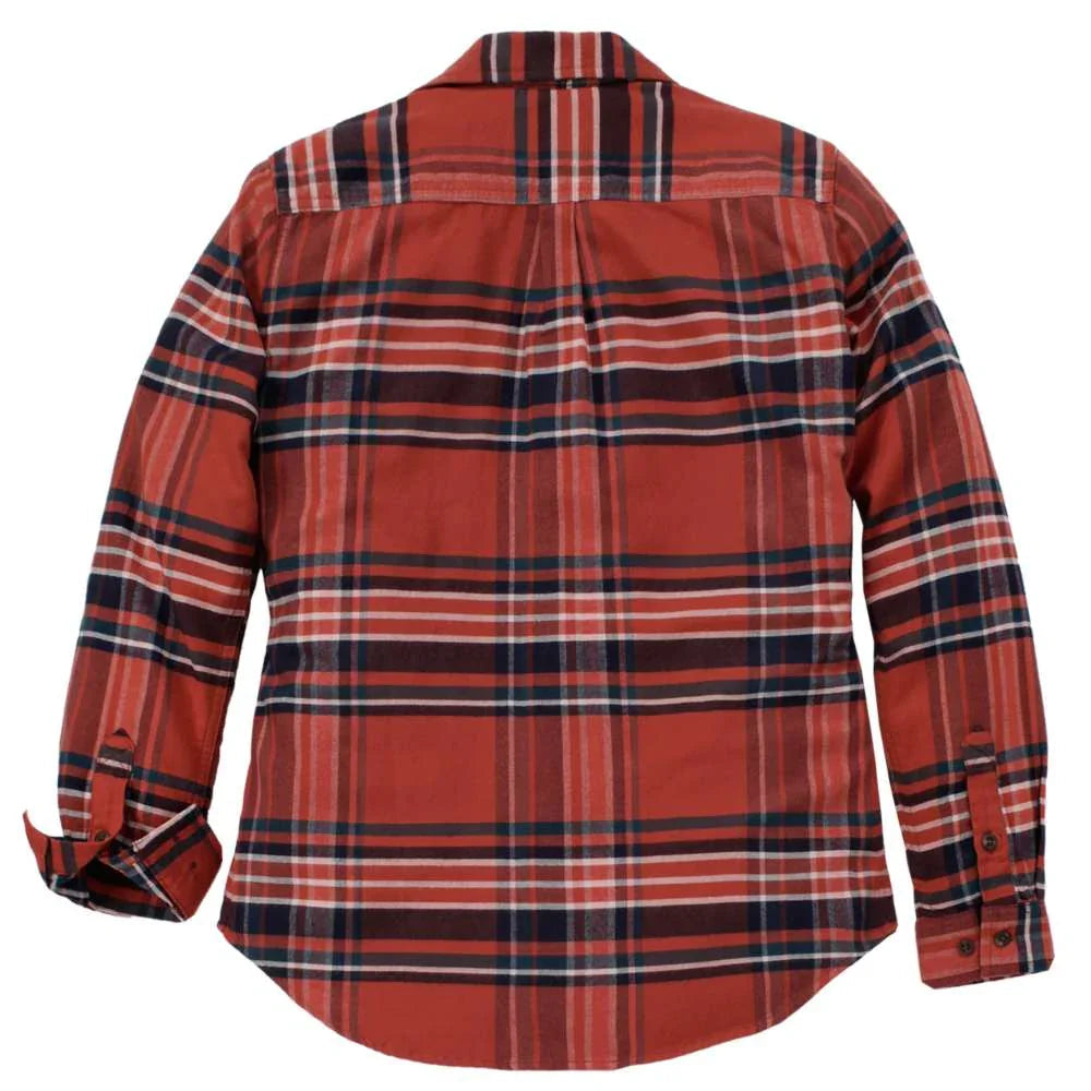 Carartt 107135 Women's TENCEL Fiber Series Relaxed Fit Long-Sleeve Flannel Shirt