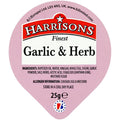 100 x Harrisons Finest Garlic & Herb Dip Pots 100 X 25Gms