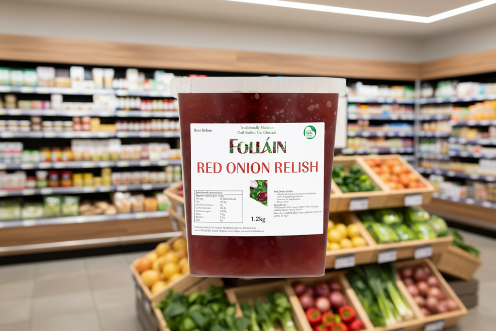 4 x Folláin Red Onion Relish 1.2Kg
