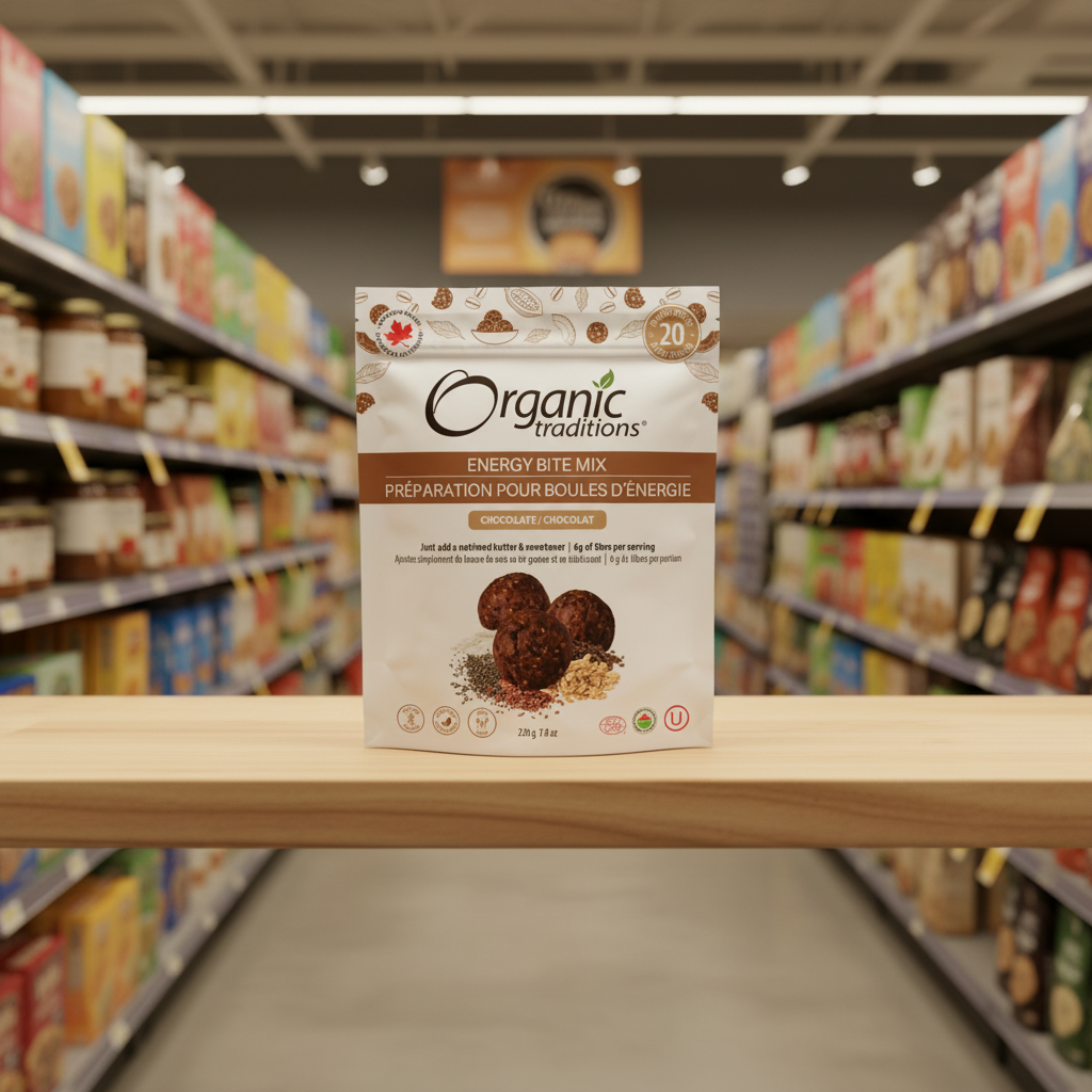 Organic Traditions Org Chocolate Energy Bite Mix - 220g