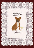 Fetch Me A French 75 - Brown French Bulldog Print