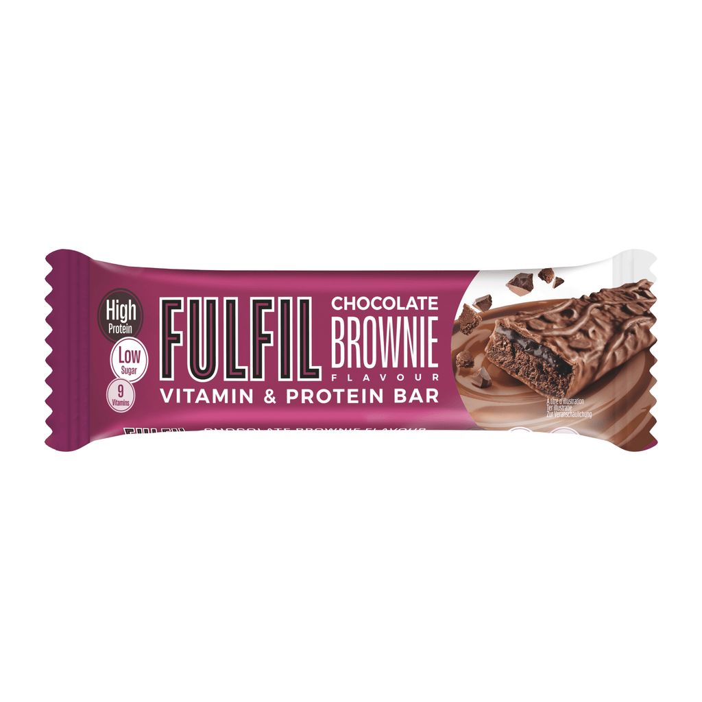 15 x Fulfil Chocolate Brownie Flavour Vitamin & Protein Bar 55G