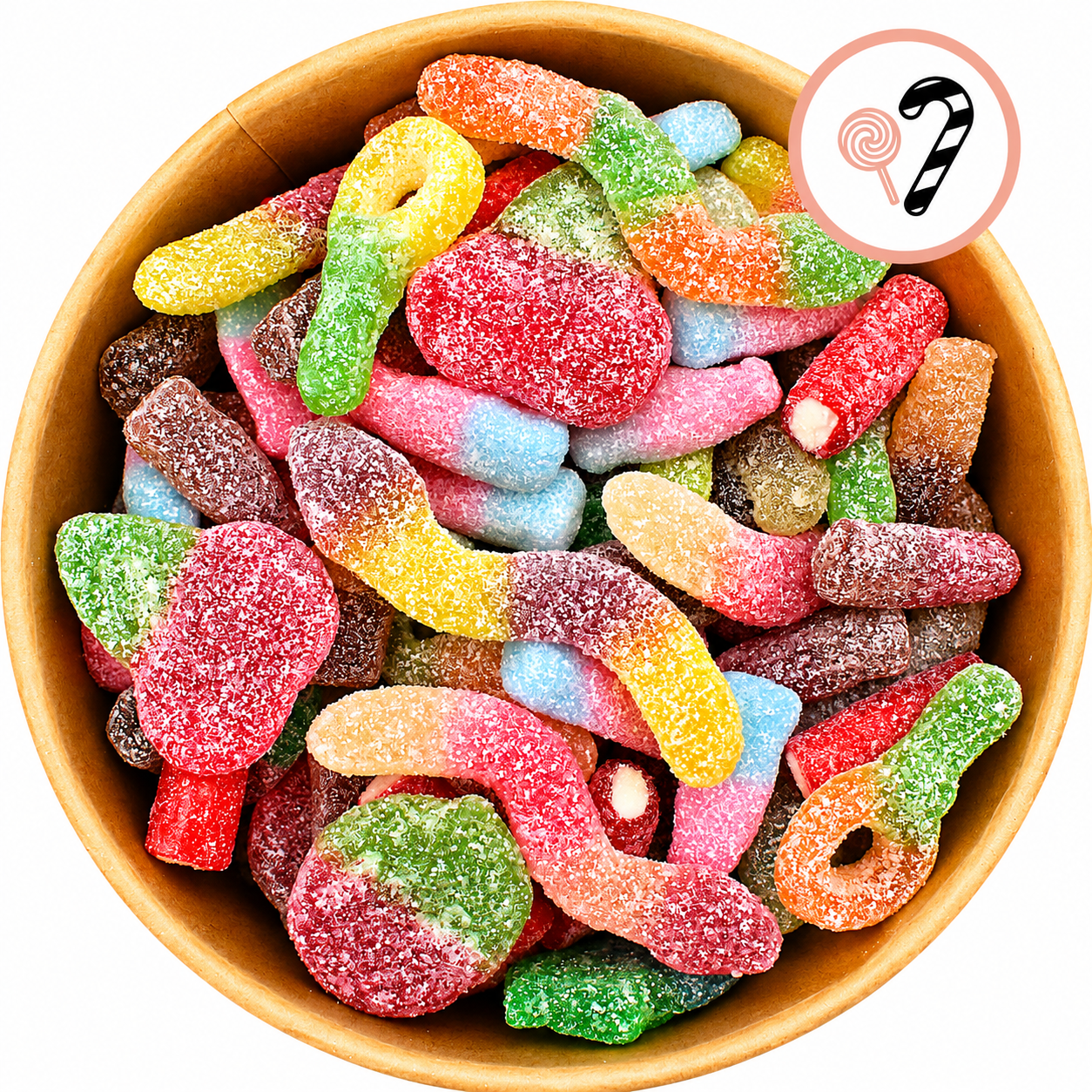 Fizzy Mix Candy Salad Bowl 700g