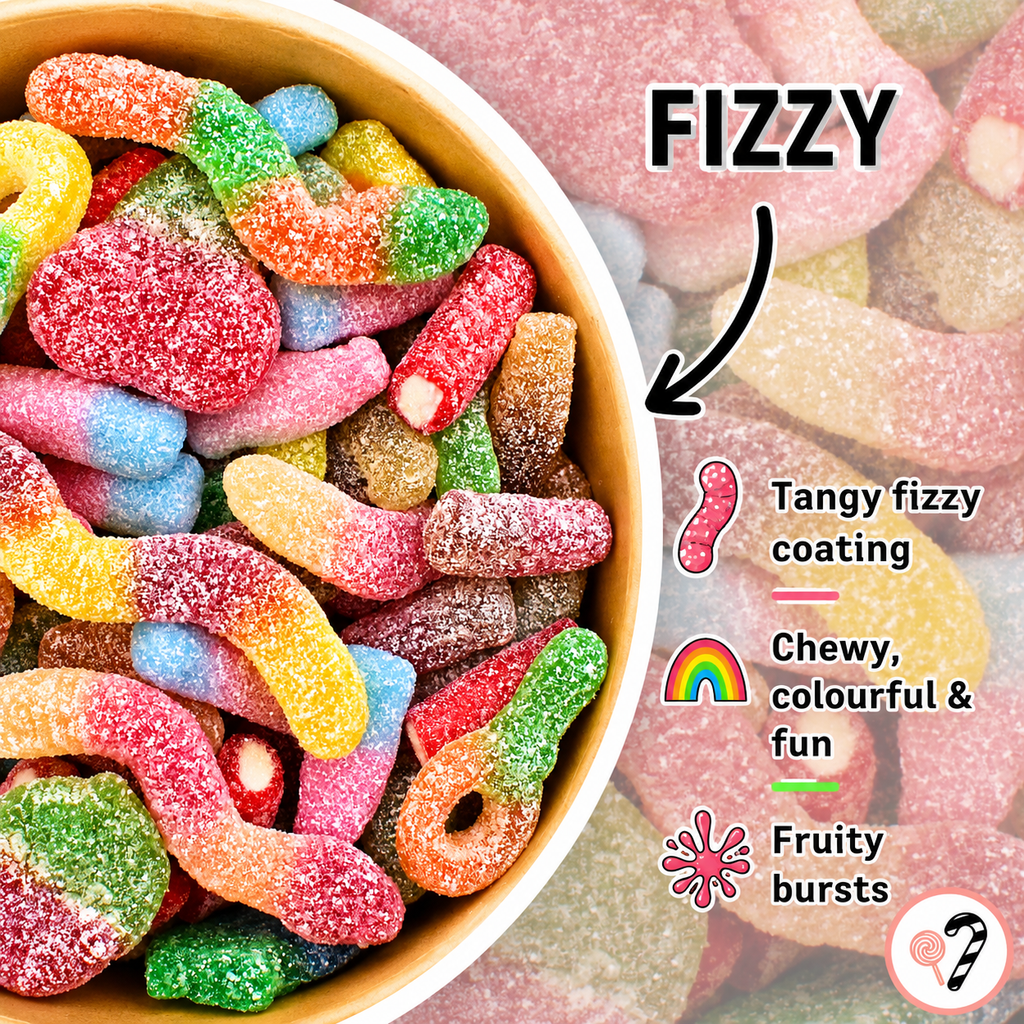 Fizzy Mix Candy Salad Bowl 700g