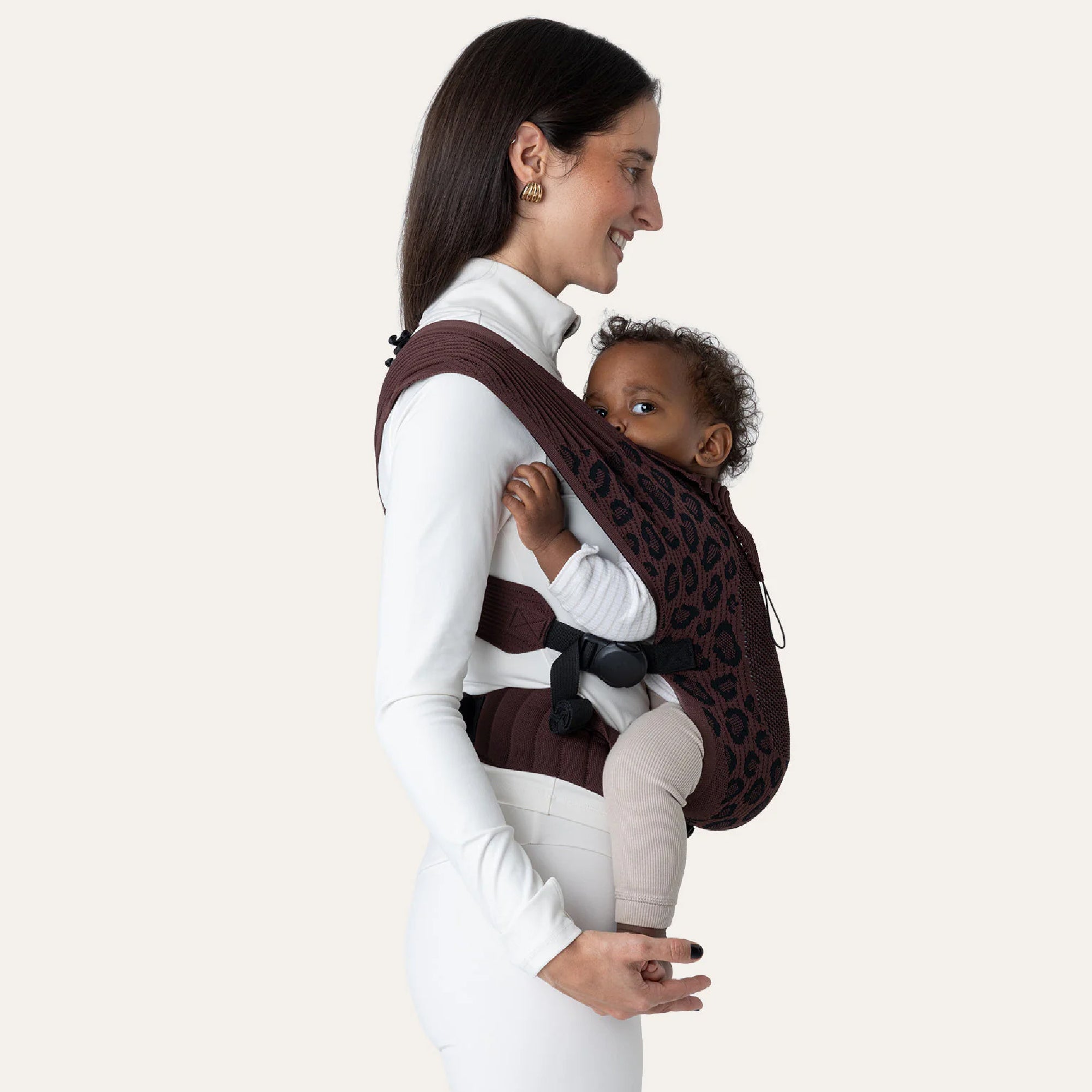 Flybaby 3D Knit Baby Carrier - Dark Leo
