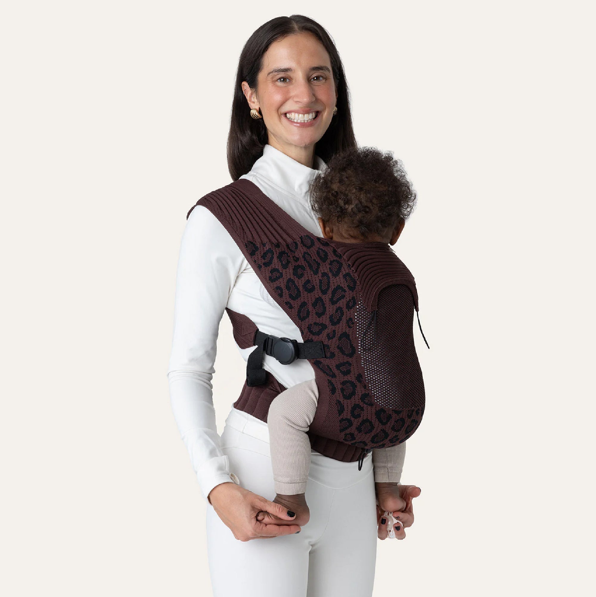 Flybaby 3D Knit Baby Carrier - Dark Leo