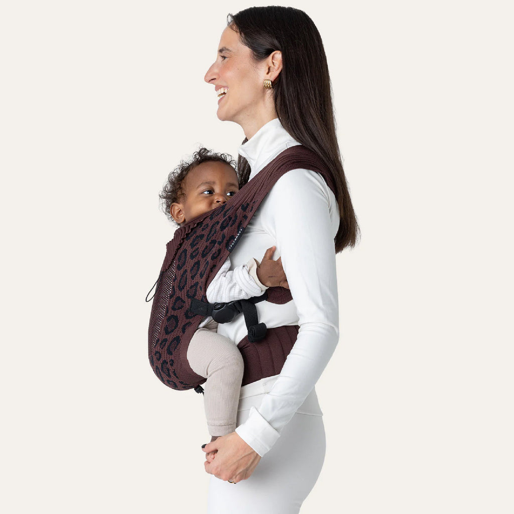 Flybaby 3D Knit Baby Carrier - Dark Leo