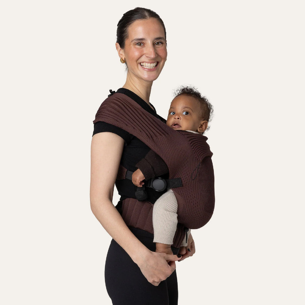 Flybaby 3D Knit Baby Carrier - Mokka