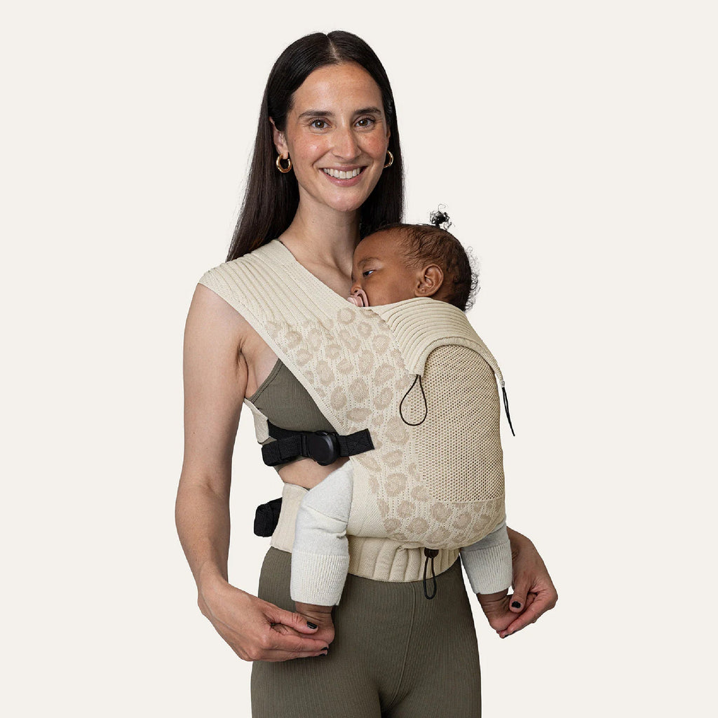Flybaby 3D Knit Baby Carrier - Light Leo