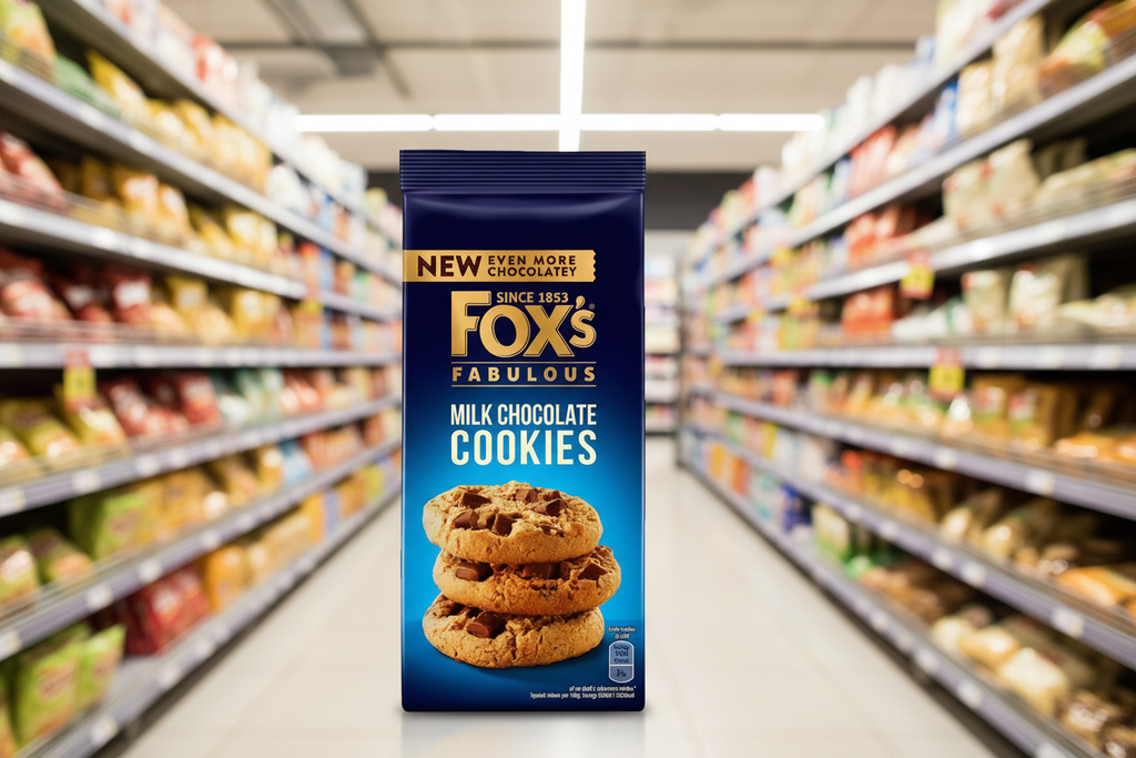 8 x Foxs Milk Choc Chunkie Cookie 180Gm