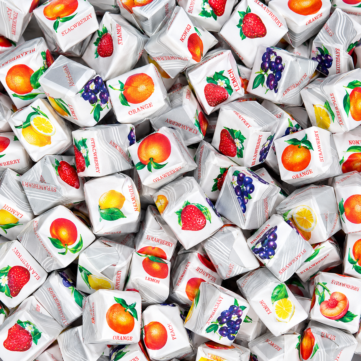 Fruit Flavour Caramels