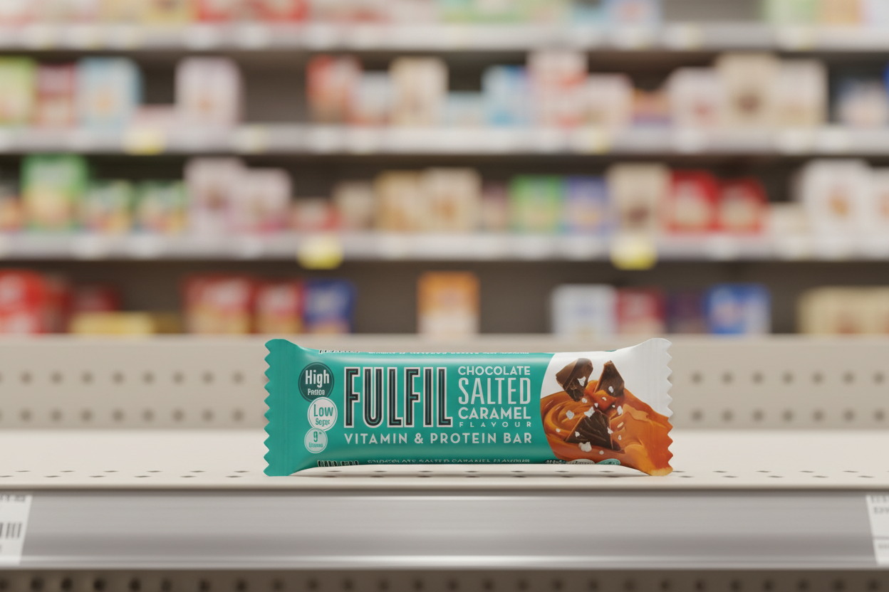 15 x Fulfil Chocolate Salted Caramel Flavour Vitamin & Protein Bar 55G