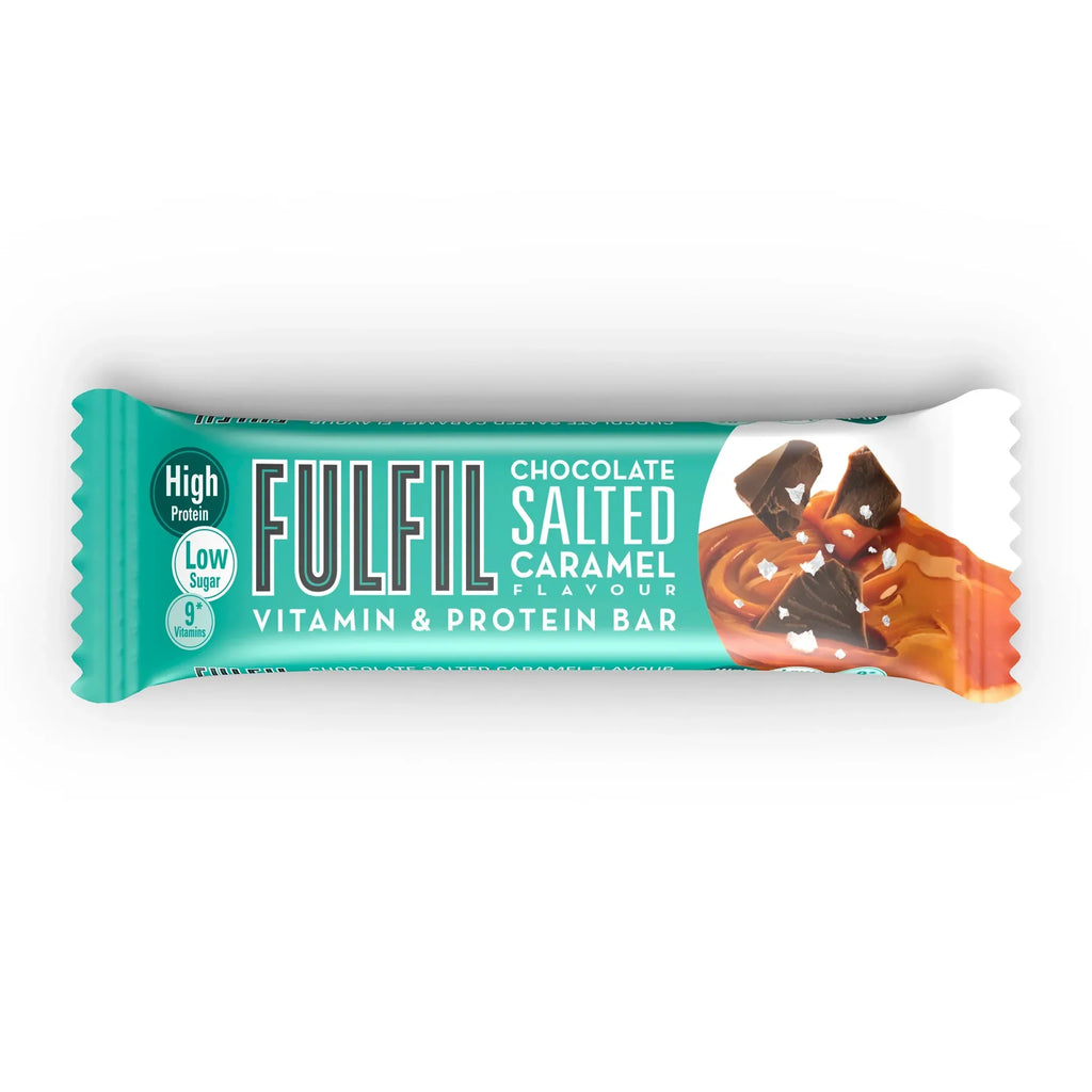 15 x Fulfil Chocolate Salted Caramel Flavour Vitamin & Protein Bar 55G