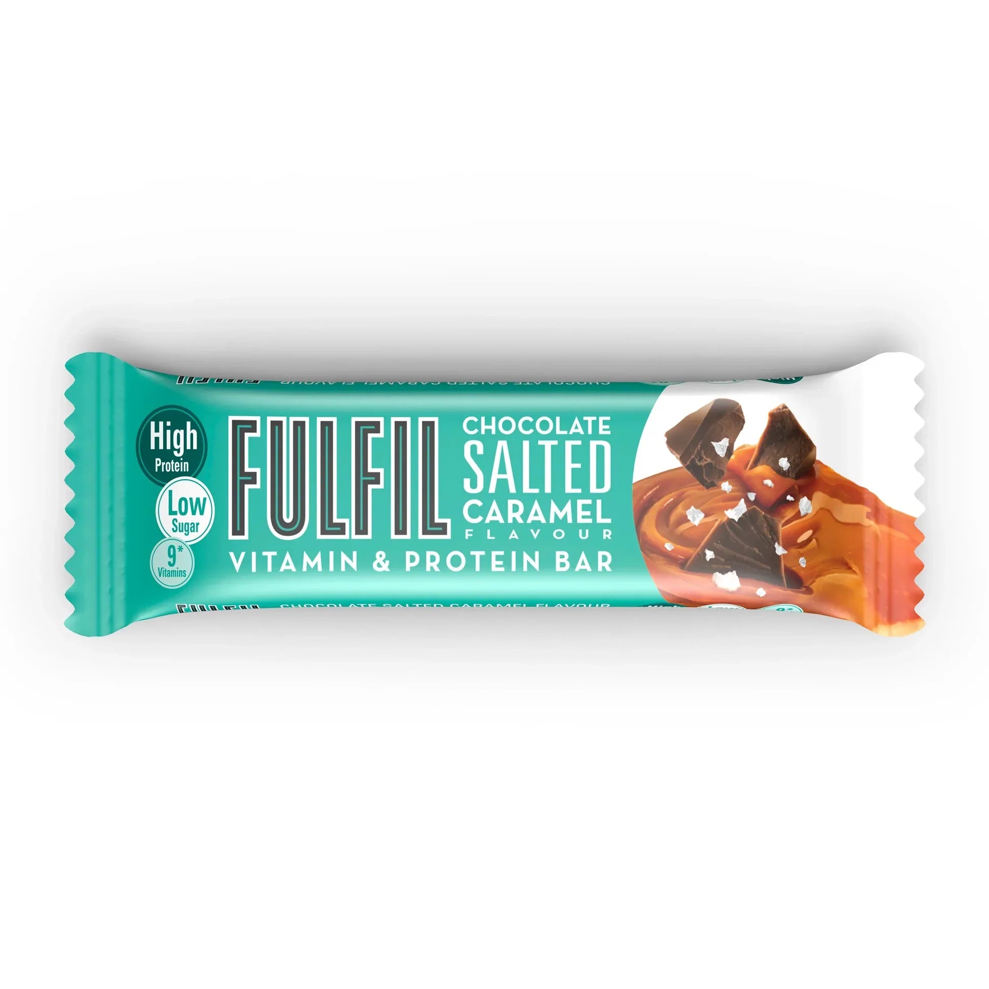 15 x Fulfil Chocolate Salted Caramel Flavour Vitamin & Protein Bar 55G