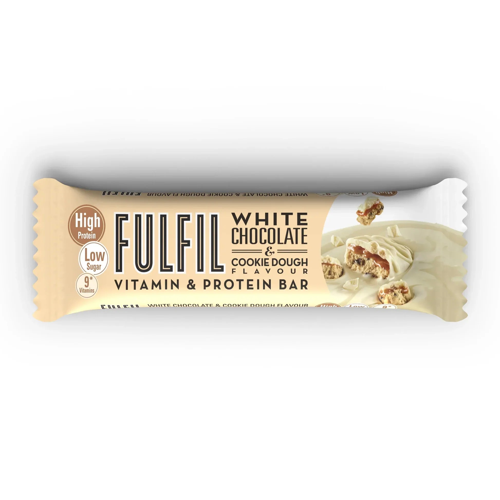 15 x Fulfil White Chocolate & Cookie Dough Vitamin & Protein Bar 55G