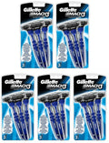 5 x Gillette Mach3 MenS Disposable Razors  3 Pack