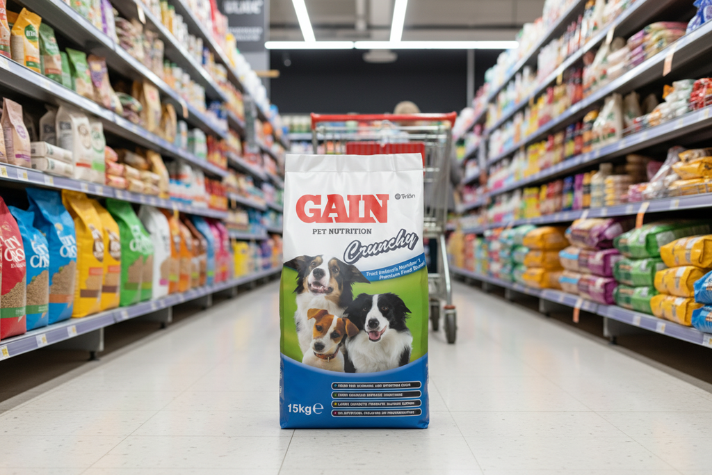 Gain Pet Nutrition Crunchy 15Kg