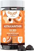 GOJOY NATURALS Astaxanthin Gummies 24mg – 2 Month Supply, Vegan & Non-GMO
