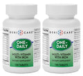 GeriCare One-Daily Multi-Vitamin with Iron – 100 Count (Pack of 2) | Daily Nutritional Support